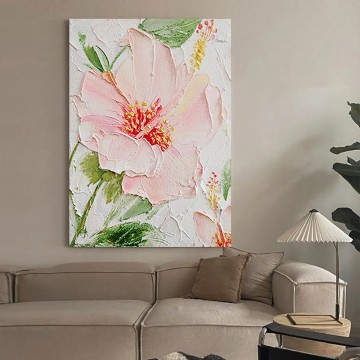 Texturizado Painting - Textura de decoración de pared de flores Spring Floral by Palette Knife